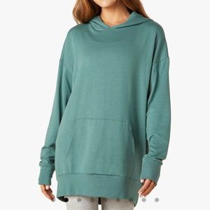 NWT Beyond Yoga ‘Go Getter’ Hoodie, ‘Rainforest Blue’